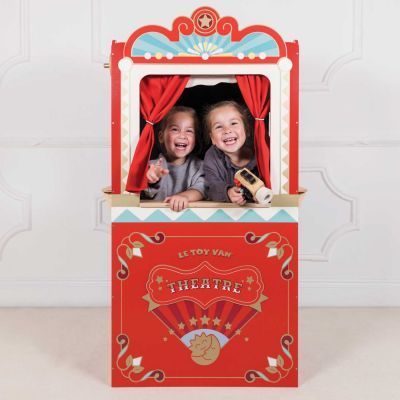 Théâtre de marionnettes rétro en bois FSC (Le Toy Van) - Image 3