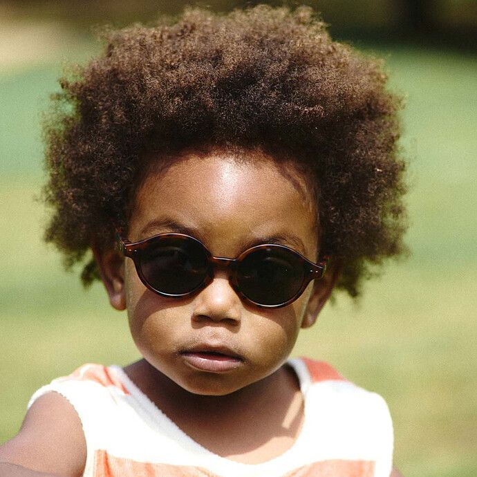 Lunettes de Soleil Baby #D 0/3 Ans - Tortoise (IZIPIZI) - Image 5