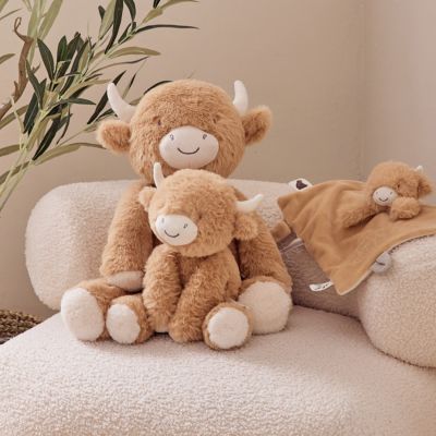 Doudou plat attache sucette Fluffy Cow (Noukie's) - Image 2