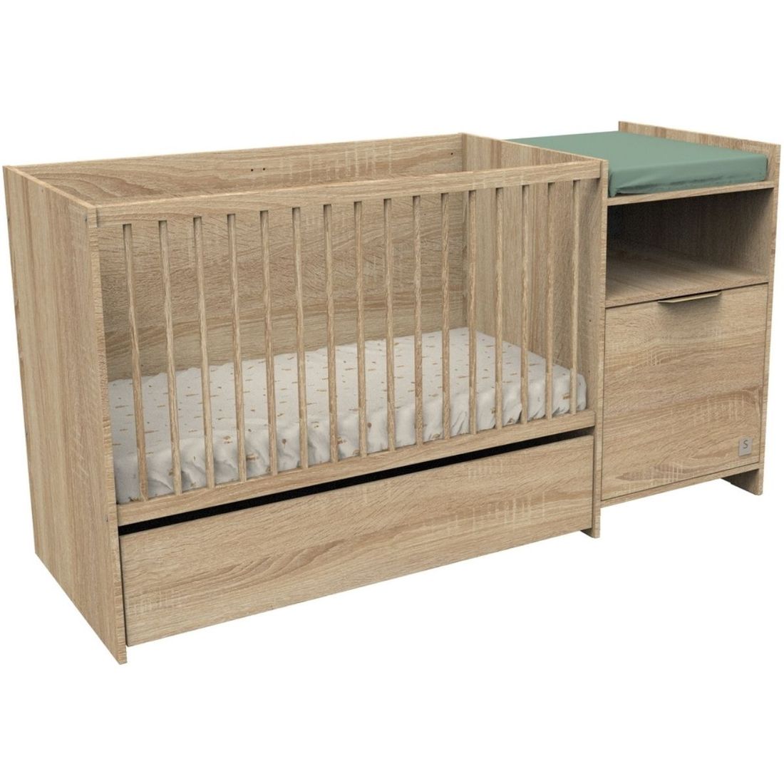 Lit combiné évolutif Azur (60 x 120 cm) (Sauthon) - Image 6