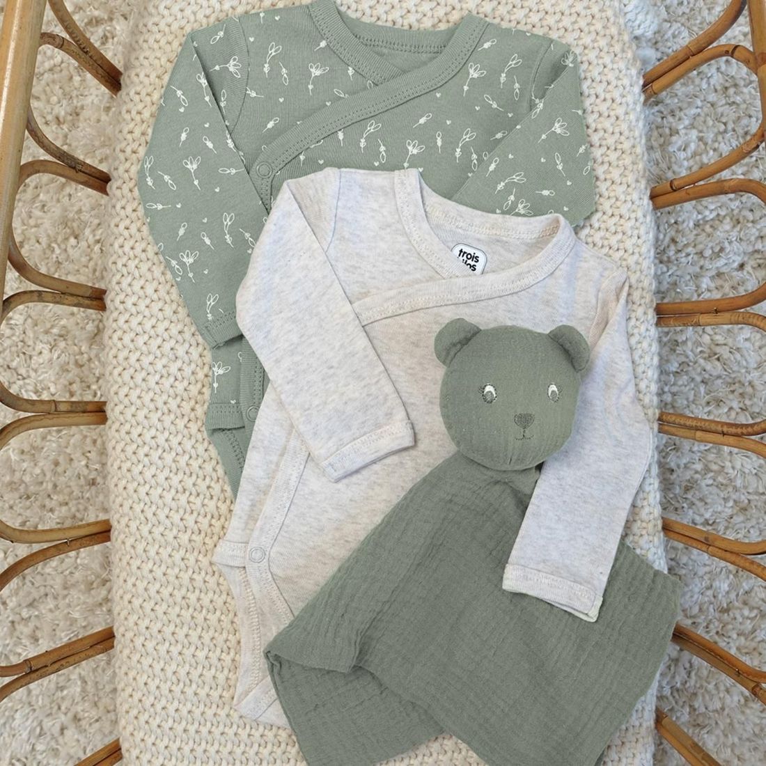 Doudou plat Ours Honey (Trois Kilos Sept) - Image 4
