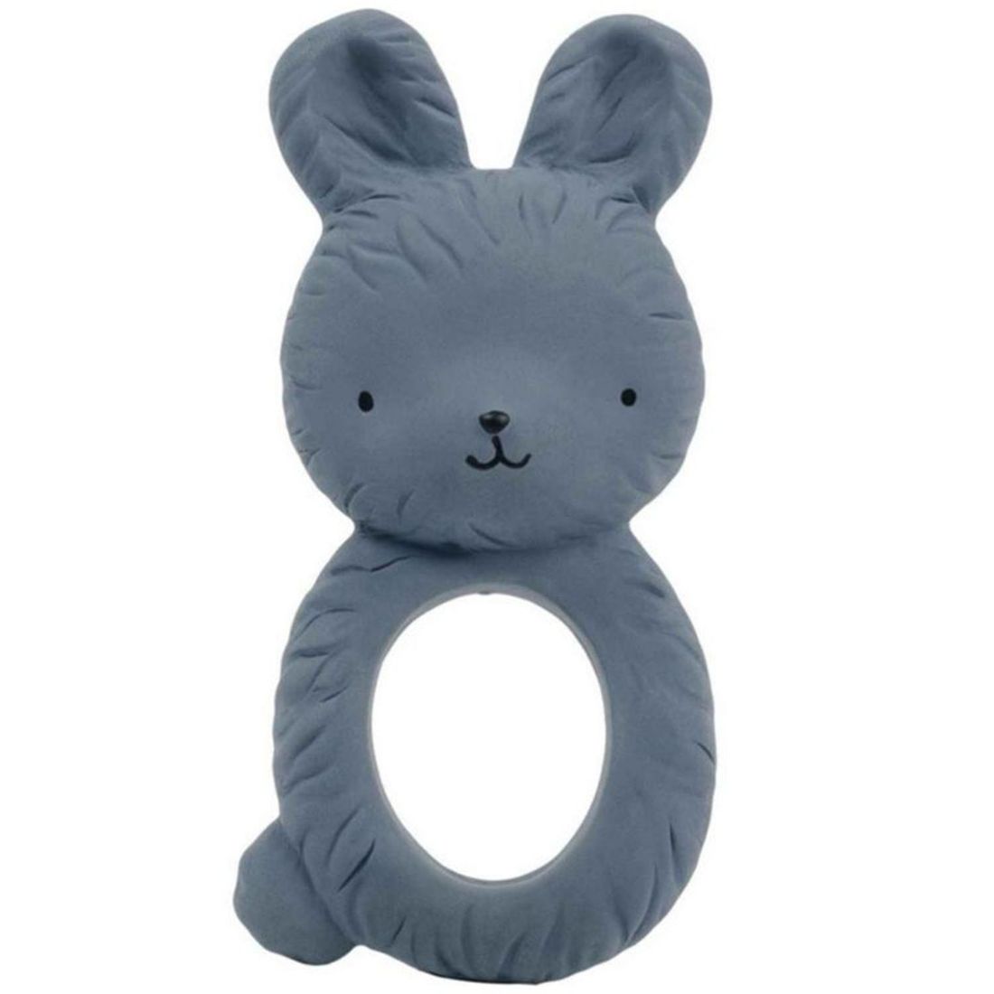 Anneau de dentition Lapin bleu anthracite (A Little Lovely Company) - Image 1