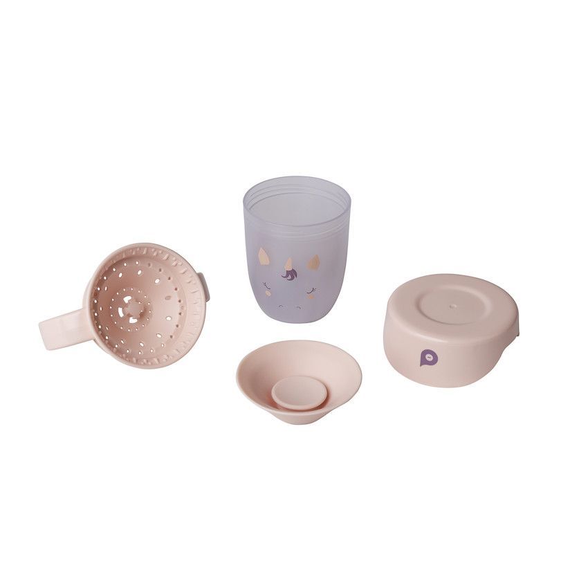 tasse d'apprentissage 360° antifuite Licorne beige - Beige (Prémaman) - Image 4