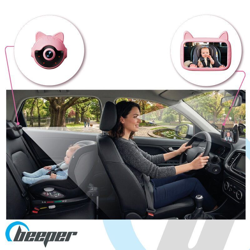 Caméra de surveillance bébé embarqué pour voiture (Babeecam) - Image 1