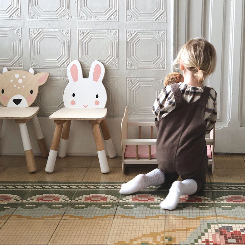 Chaise enfant lapin en bois (Tender Leaf) - Image 6