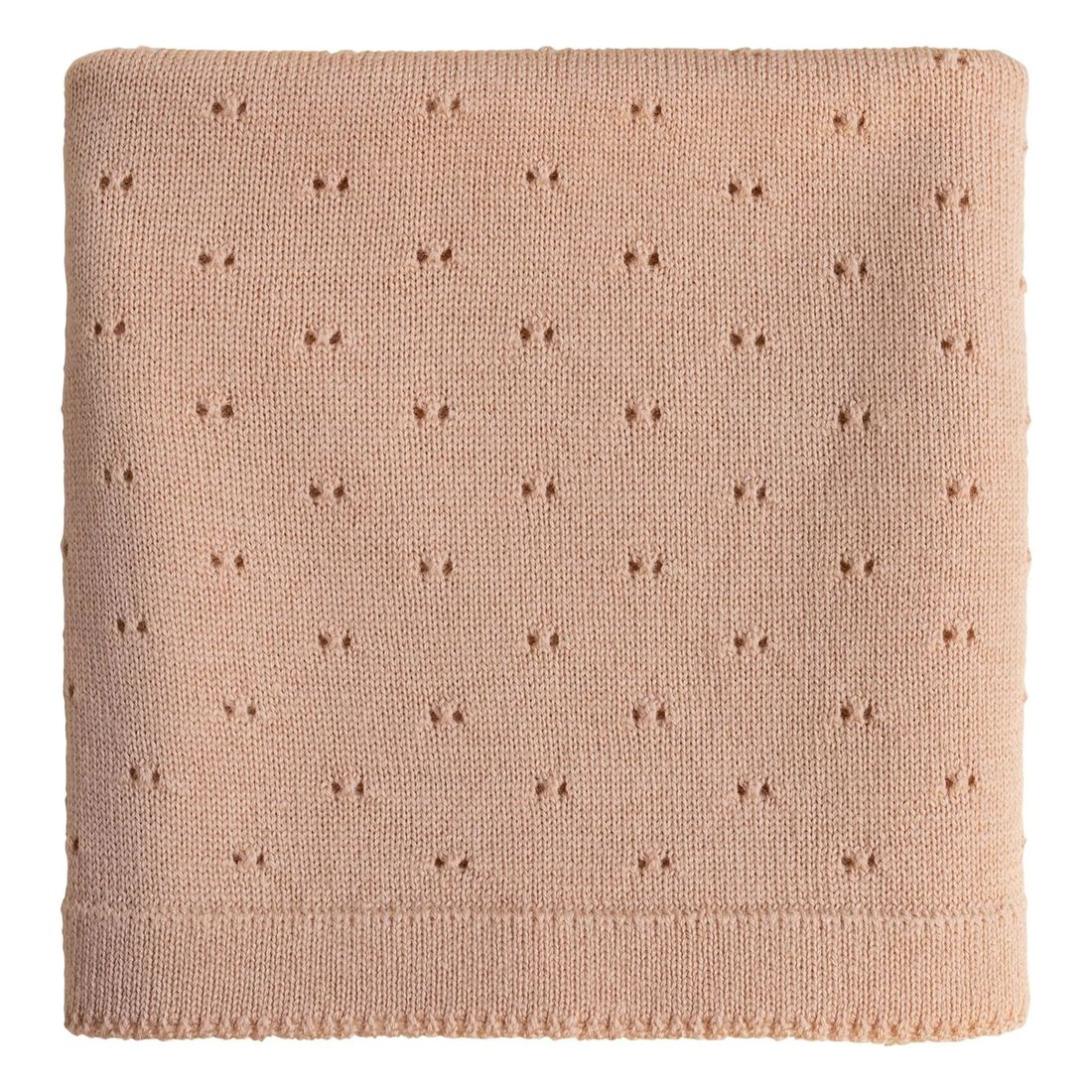 Hvid - Couverture Bibi Pointelle Laine Mérinos (Hvid) - Couverture