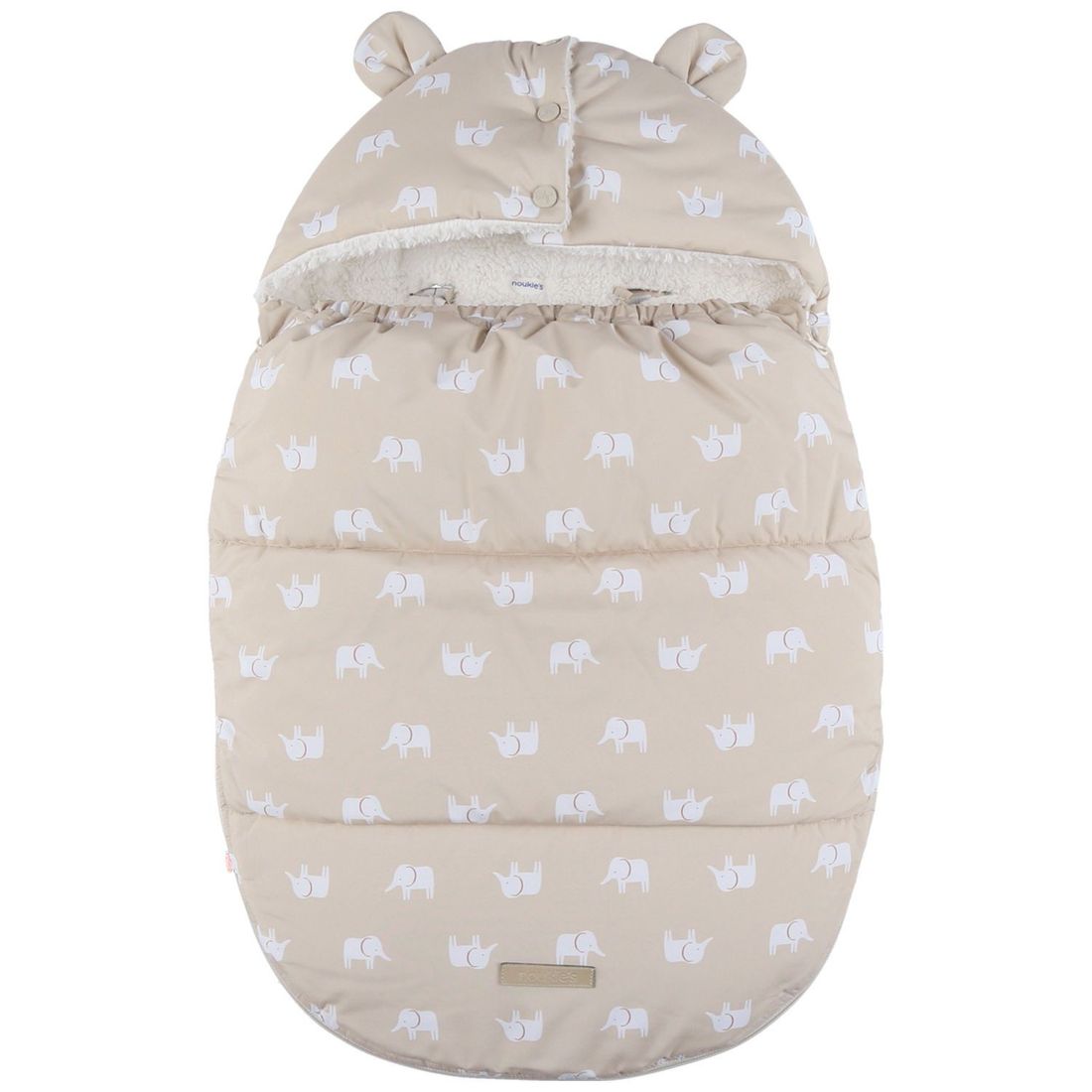 Chancelière déperlante en sherpa beige (Noukie's) - Couverture