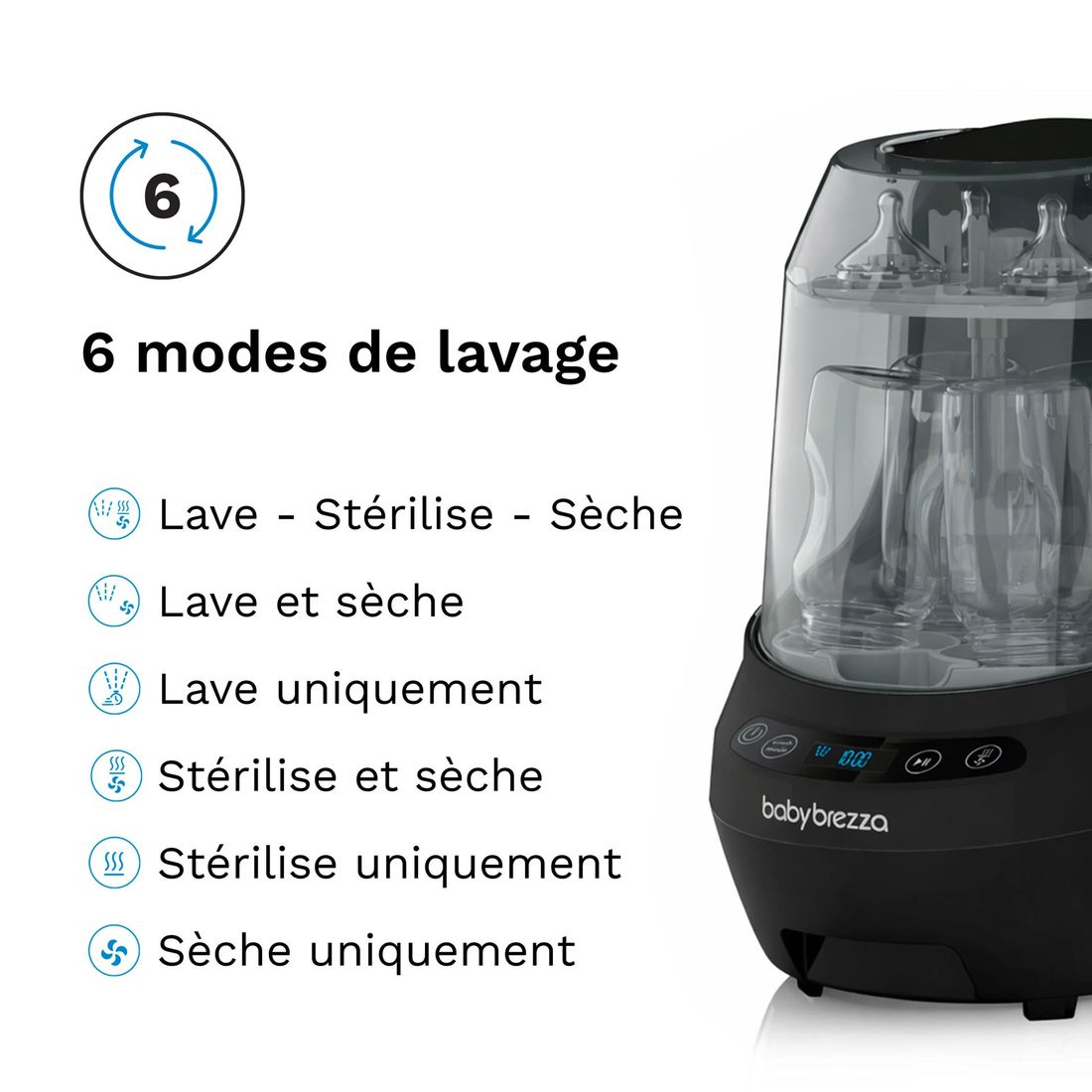 Bottle Washer Pro - Lave, stérilise et sèche automatiquement (Baby Brezza) - Image 8