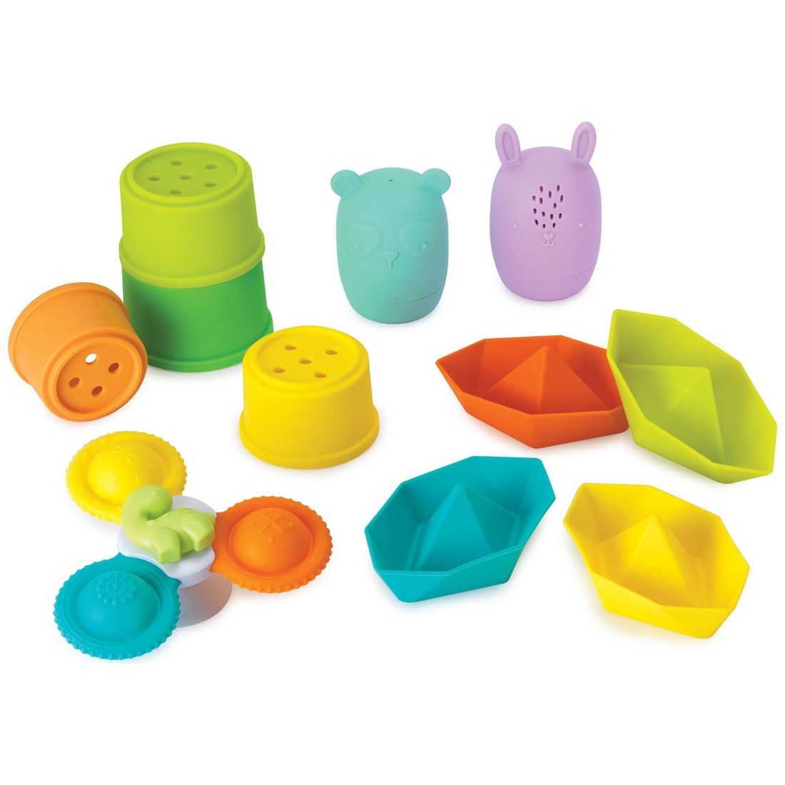 Coffret de bain en silicone (Infantino) - Couverture