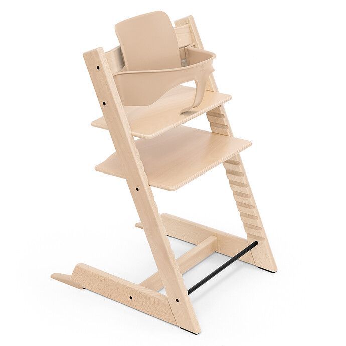 Chaise Haute Tripp Trapp avec Plateau et Baby Set - Naturel (Stokke) - Image 1