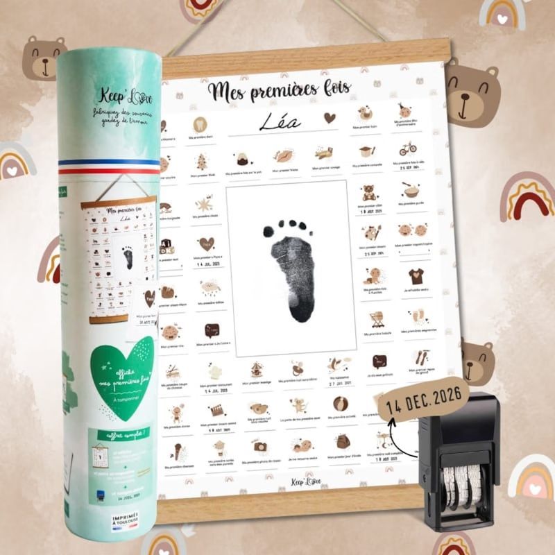 Affiche mes premières fois - ourson (Keep love) - Couverture
