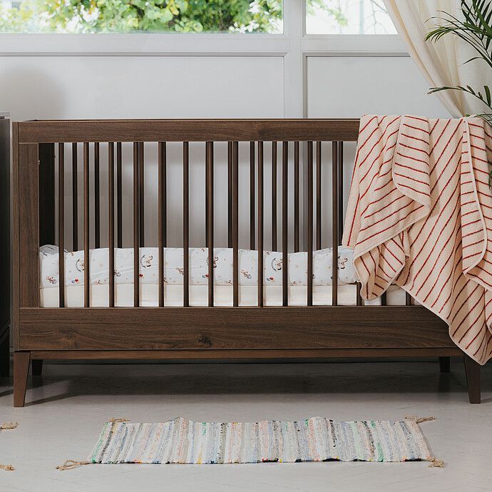 Lit Bébé Evolutif Milan Noyer - 140 x 70 cm (Nina Bien) - Image 4