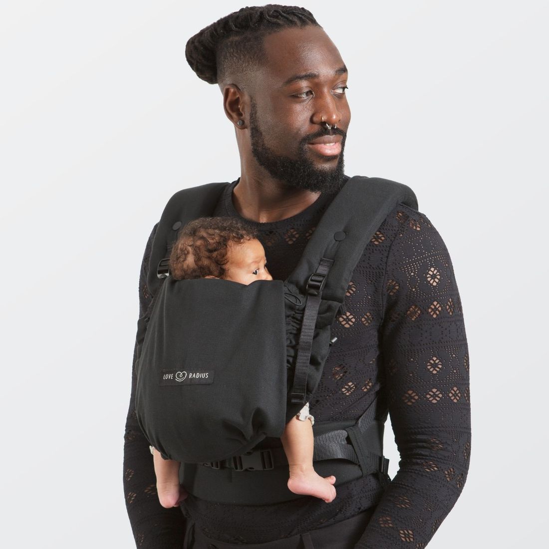 Porte bébé PhysioCarrier V2 Noir (Love Radius) - Image 4