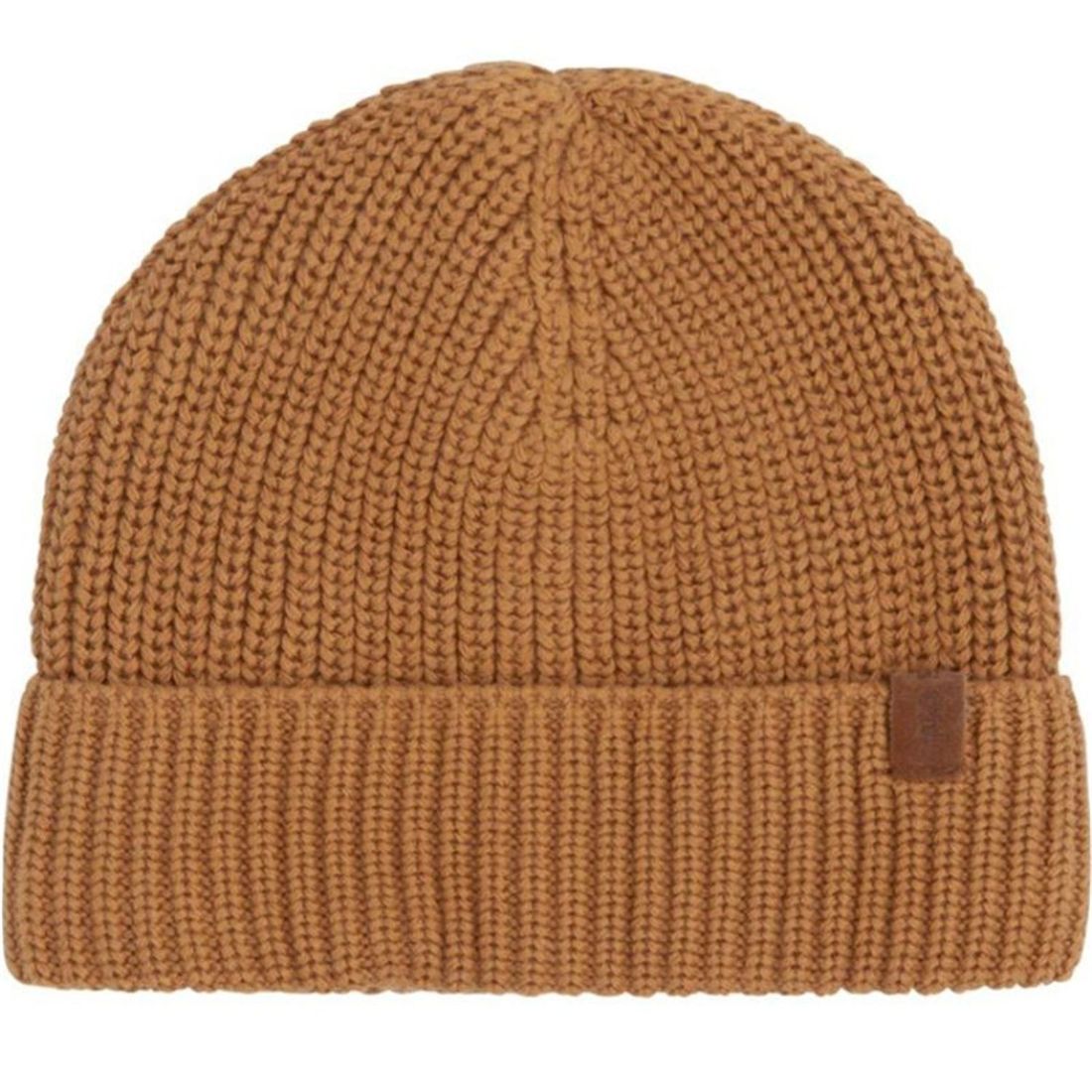 Bonnet bébé en teddy coton bio Soul Caramel (0-3 mois) (Baby's Only) - Image 1