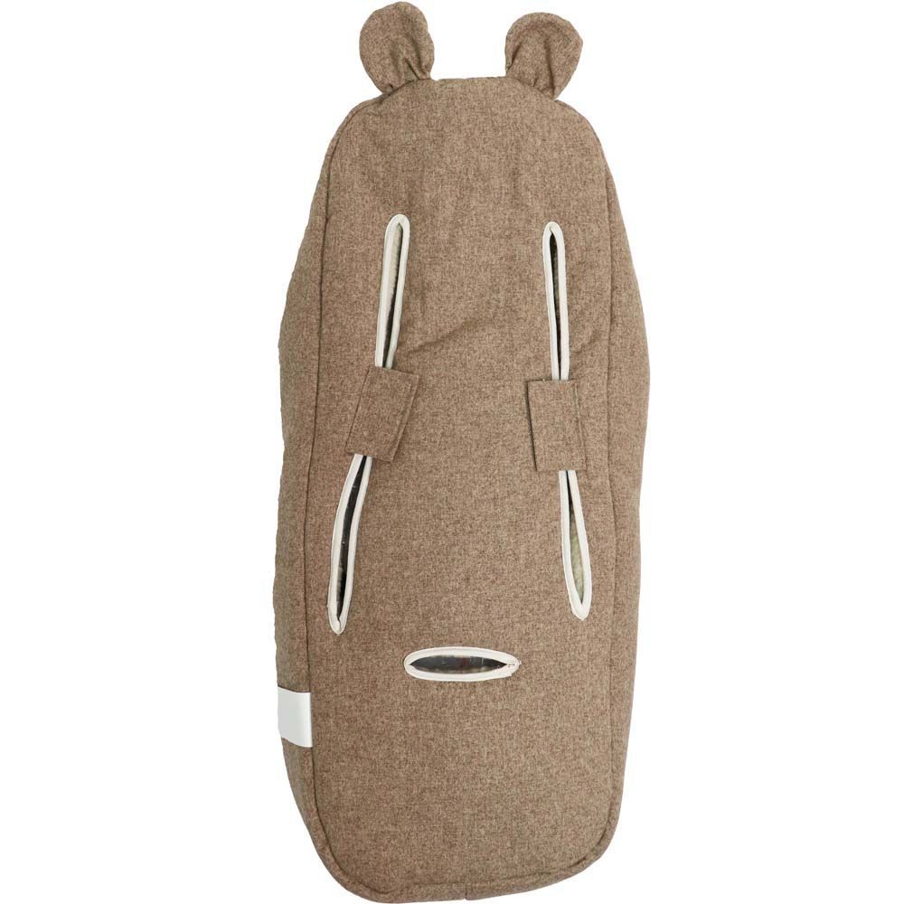 Chancelière capuche souris en laine marron (0-12 mois) (Kaiser) - Image 9