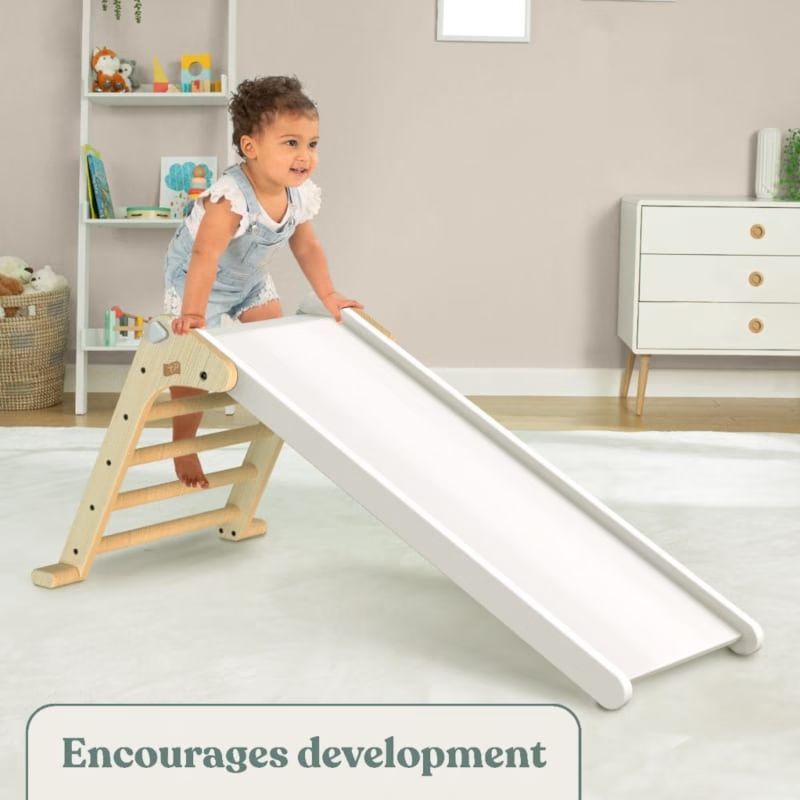 Toboggan pliable montessori en bois fsc® (Active Tots) - Couverture