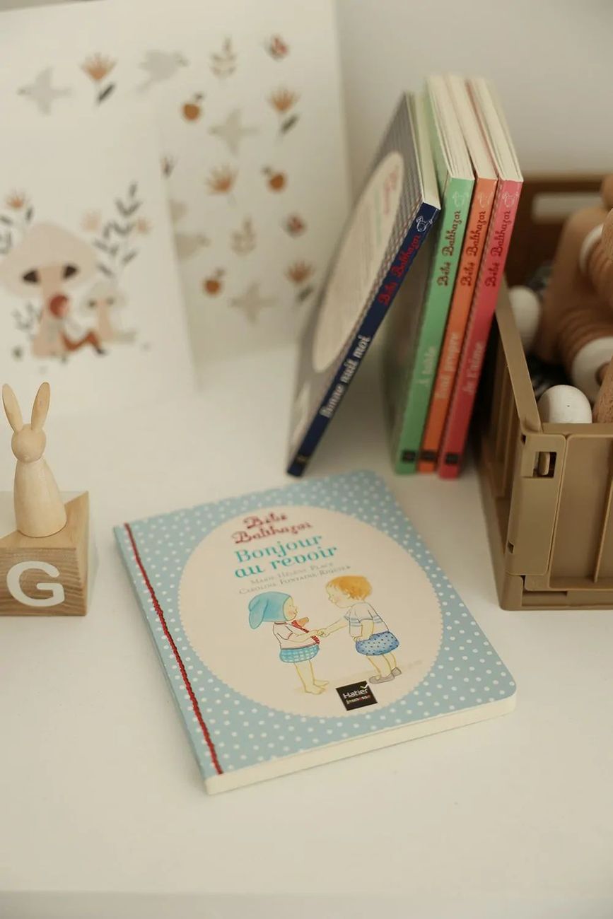Livre Bébé Balthazar - Bonjour Au revoir (Petit Picotin) - Couverture
