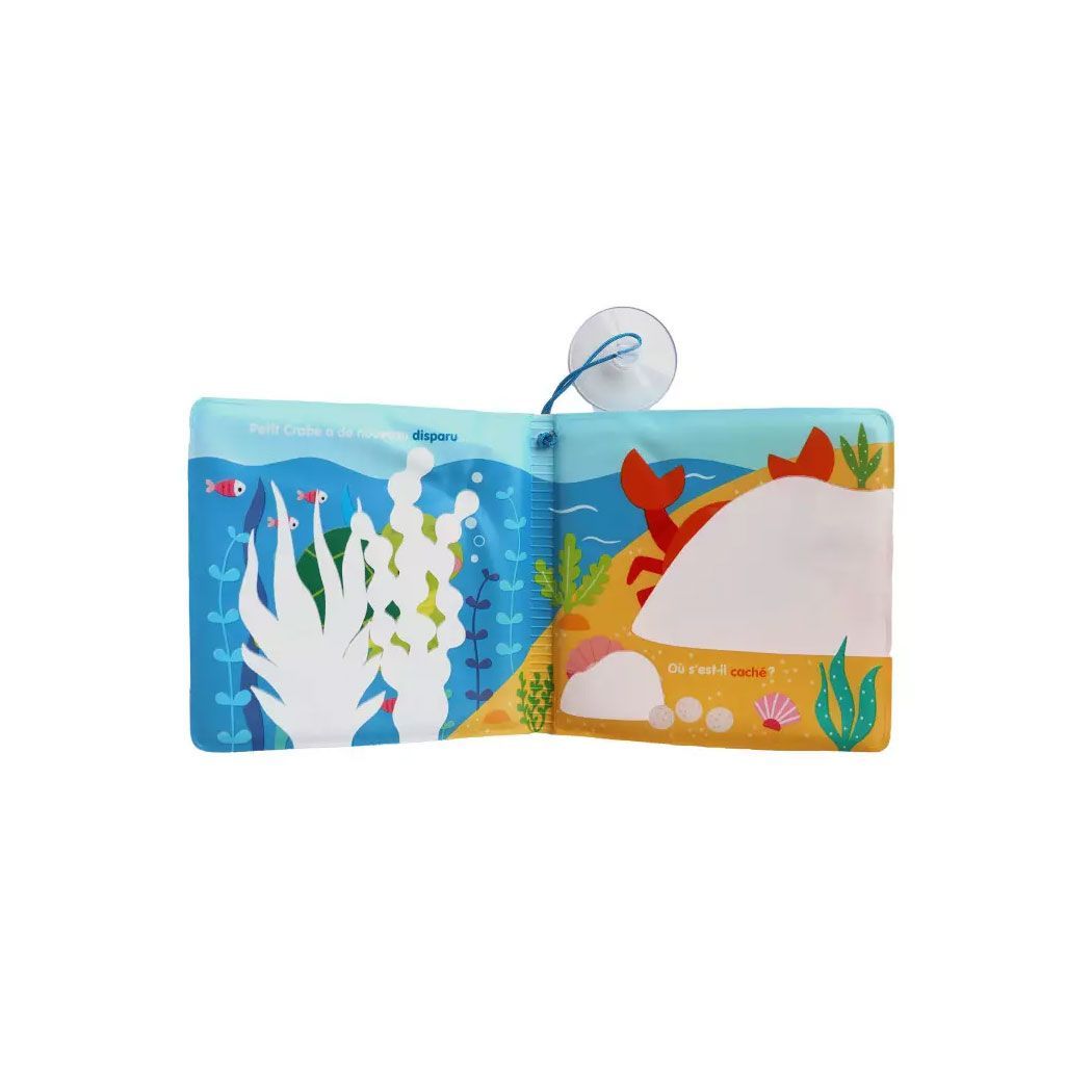 Mon livre de bain magique - mes amis du bain cache-cache à la mer (Auzou) - Image 2