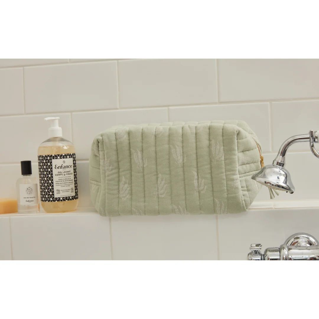Trousse de toilette Fougère Blanc Craie (Orso Paris) - Image 4