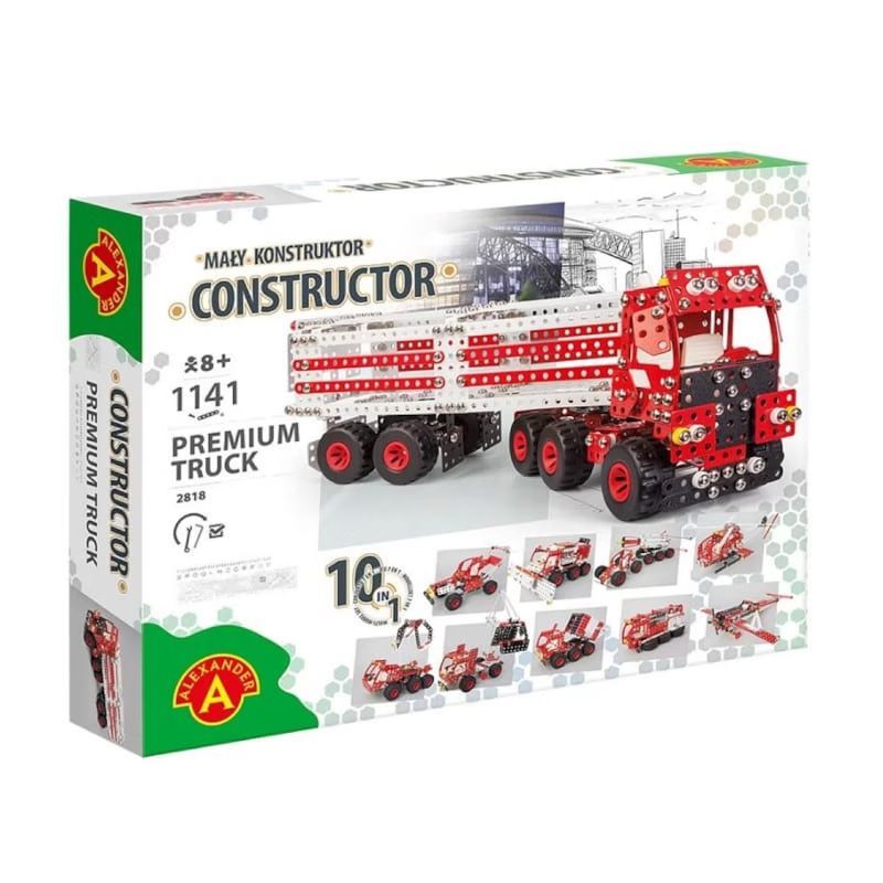 Jeu de construction 10 en 1 premium truck constructor pro - 1141 pcs (Icare) - Image 1