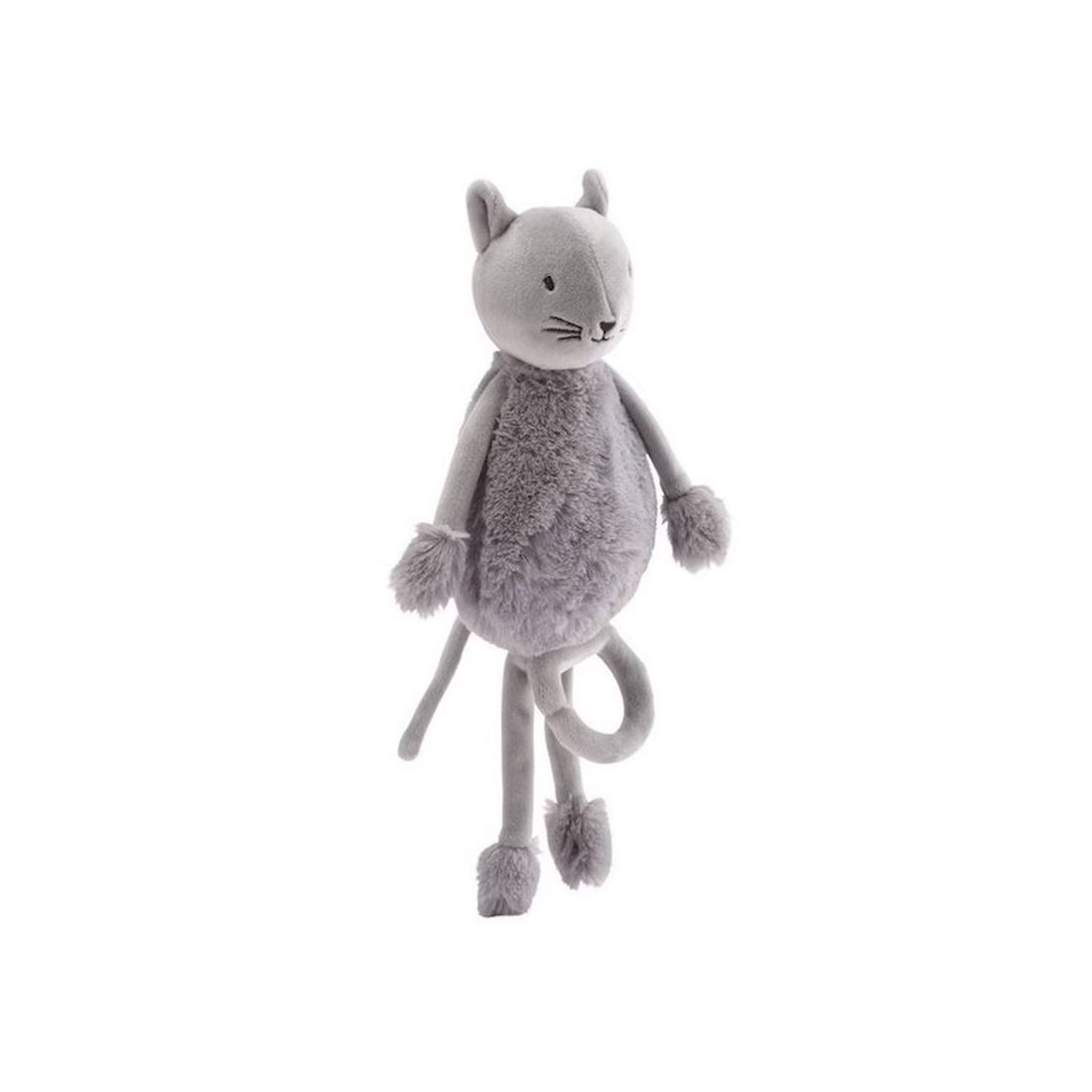 Peluche Boîte À Musique - Oscar Le Chat Gris (Pioupiou Et Merveilles) - Image 2