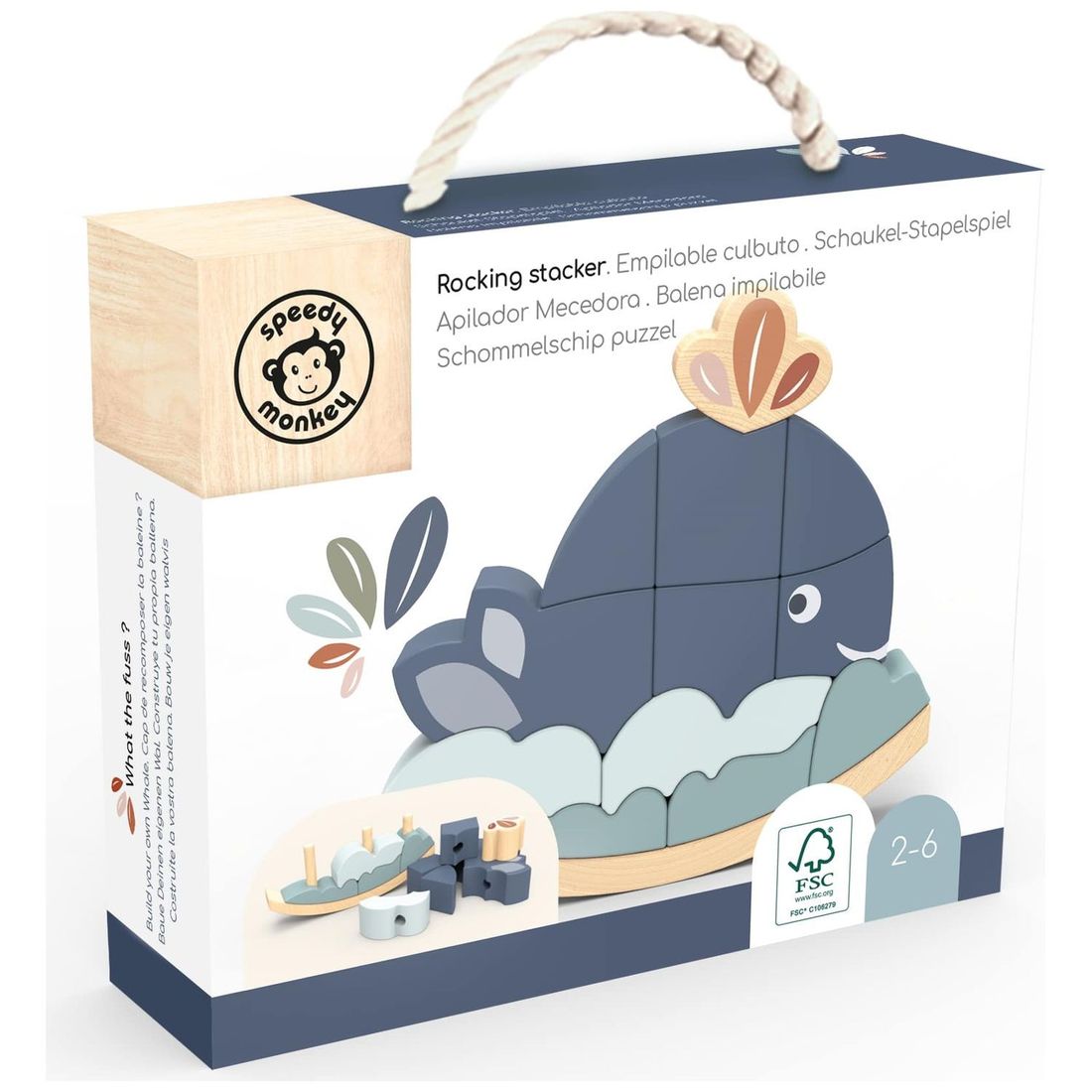 Baleine à empiler culbuto (Speedy Monkey) - Image 4