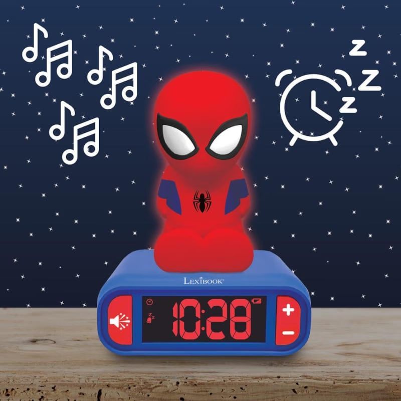 Réveil avec veilleuse spiderman 3d (Lexibook) - Image 3