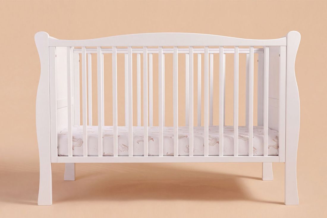 - Lit Bébé Stella 60x120 cm - Blanc - Blanc (Mon Lit Cabane) - Image 11