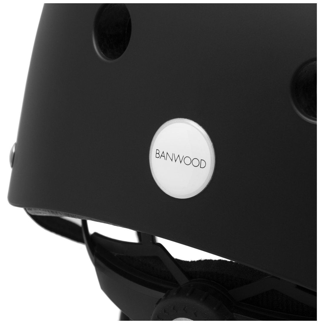 Casque noir (3-7 ans, 50-54 cm) (Banwood) - Image 5