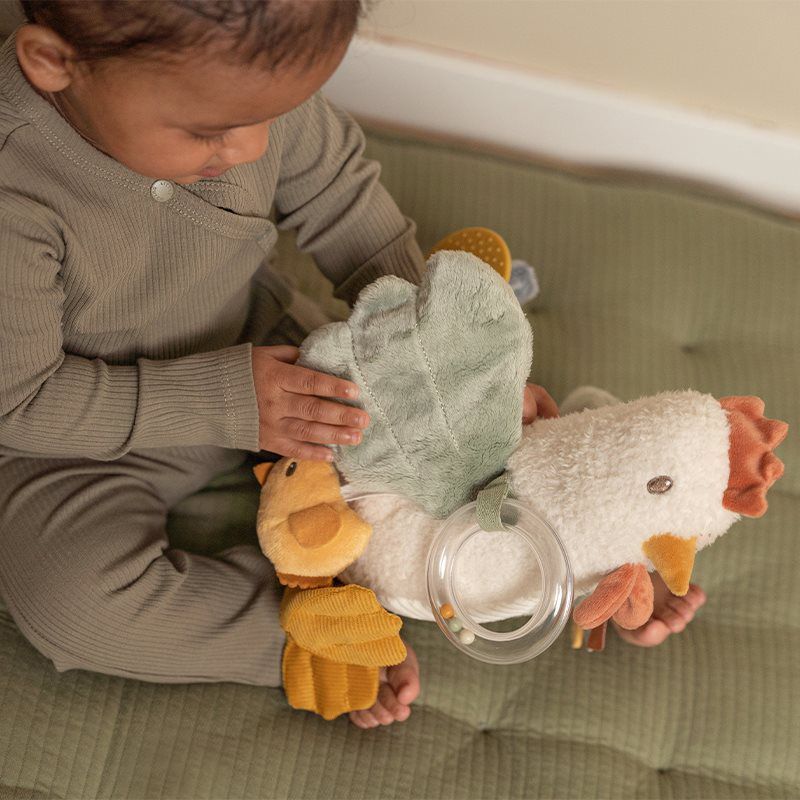 Little Farm Peluche d'activités Poule (Little Dutch) - Image 3