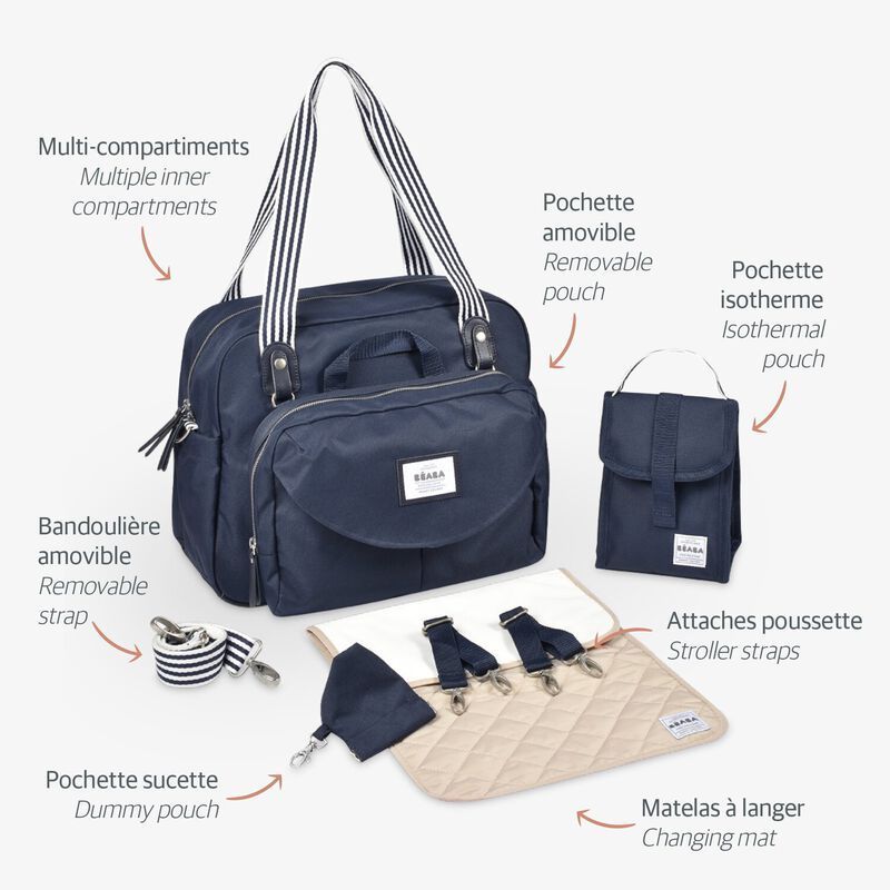 Sac à langer Genève - Bleu marine (Béaba) - Image 3