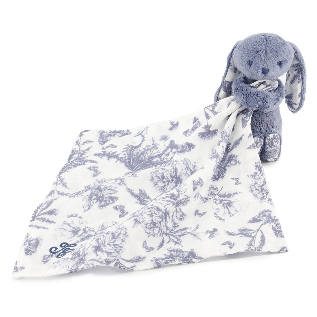 Doudou Augustin le Lapin - Toile de Jouy Bleu (Tartine et Chocolat) - Image 1