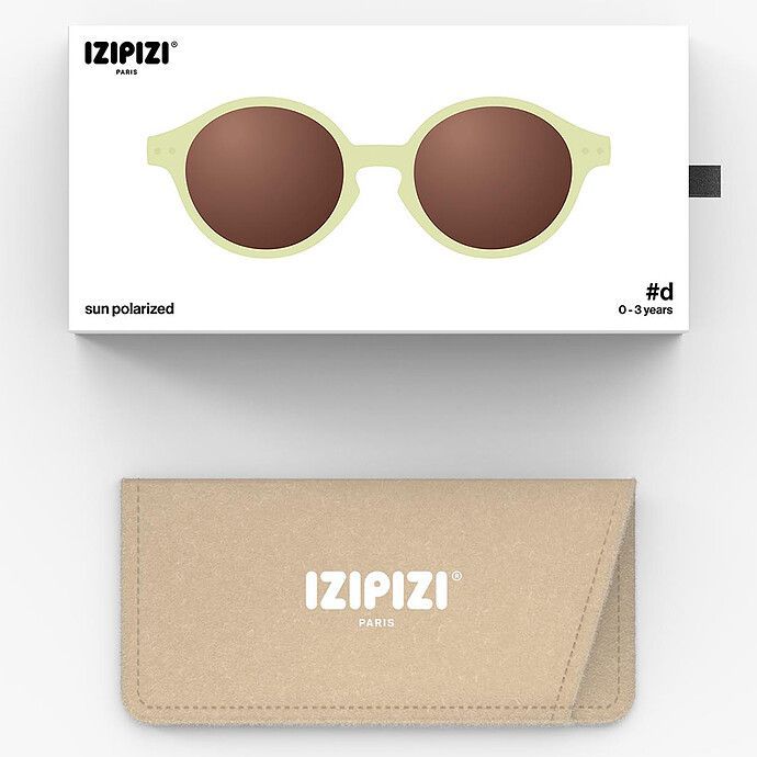 Lunettes de Soleil Baby #D 0/3 Ans - Vanilla (IZIPIZI) - Image 5