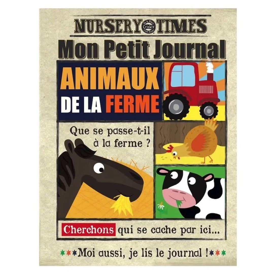 Livre D'éveil - Mon Petit Journal À Froisser - La Ferme Multi-coloured (Jo & Nic’S Crinkly) - Couverture
