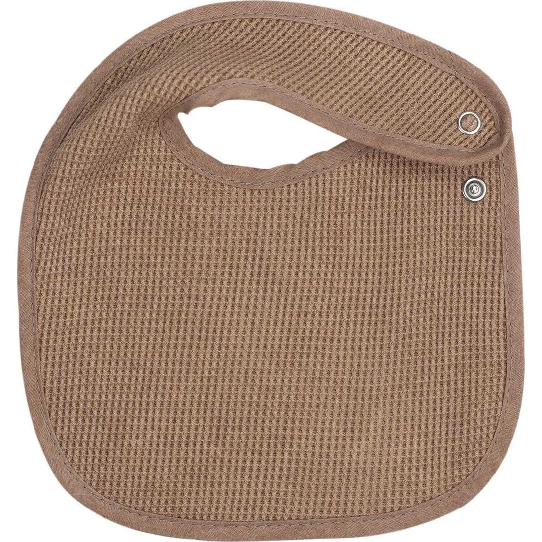 Lot de 6 bavoirs de naissance Nid d'abeille Beige-Choco (Trois Kilos Sept) - Image 2