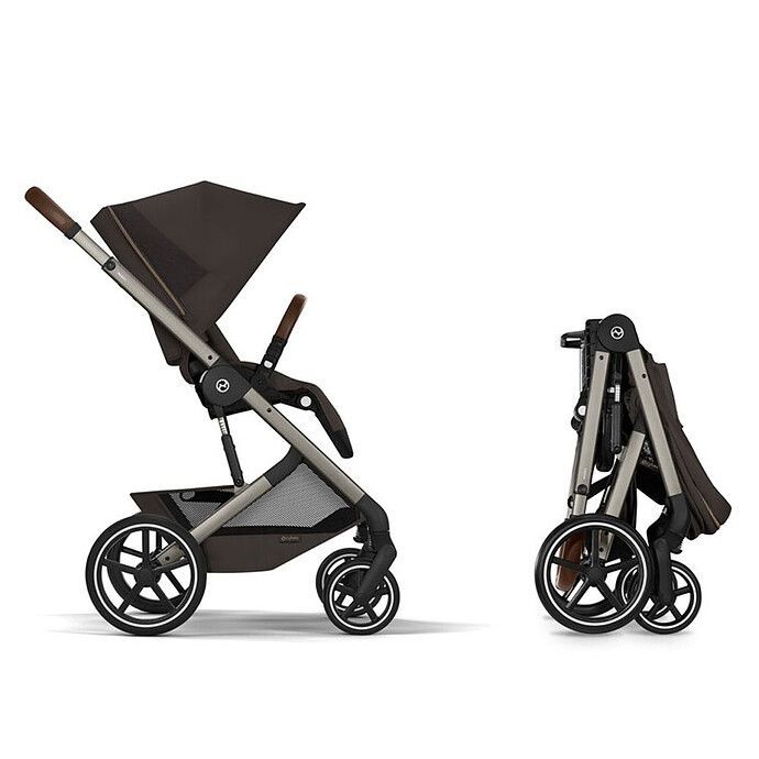 Pack Poussette Balios S Lux 2026 + Nacelle Pliable - Chocolate Brown (Cybex) - Image 3