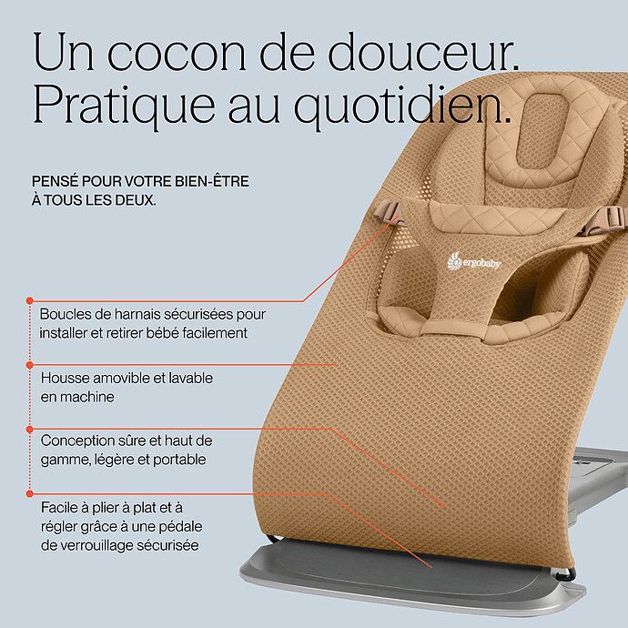 Transat Evolve Mesh - Crème (Ergobaby) - Image 8