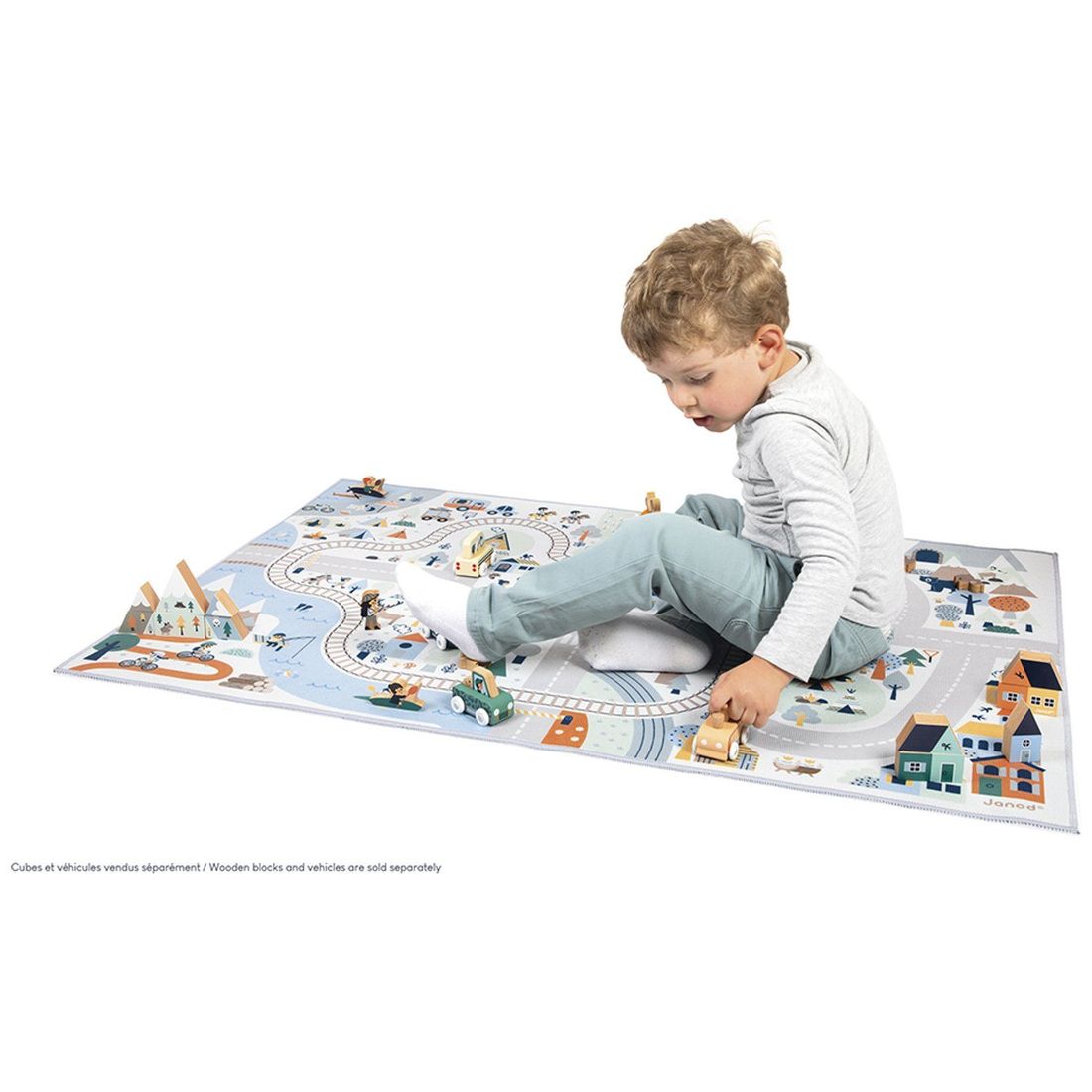 Tapis de jeu Cross Roads La Vallée Blanche (120 x 78 cm) (Janod) - Image 5
