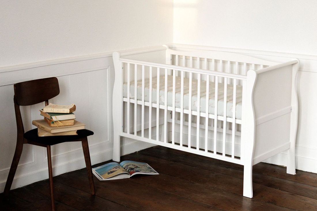 - Lit Bébé Stella 60x120 cm - Blanc - Blanc (Mon Lit Cabane) - Image 5
