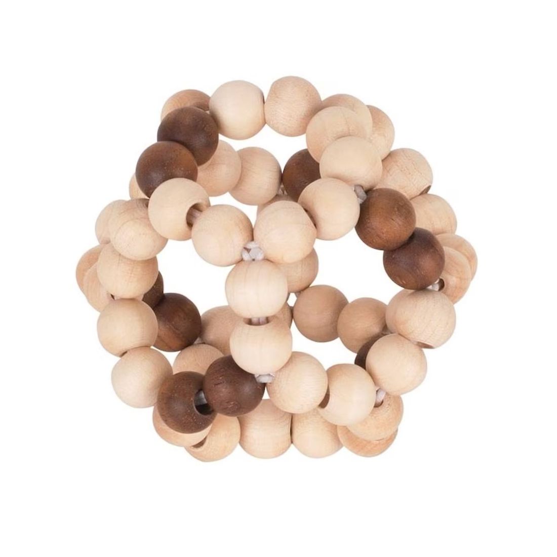 Hochet Balle Flexible En Bois Nature Multi-coloured (Goki) - Couverture