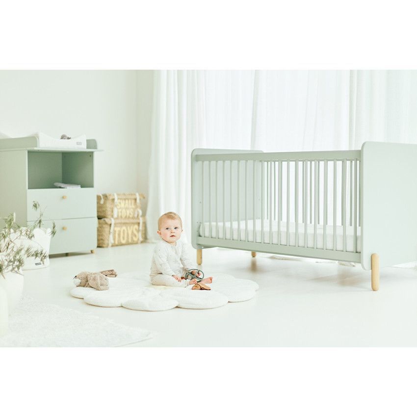 Paniers de rangement sous forme de coffres en Rotin Jaune 2pcs - Jaune (Childhome) - Image 8