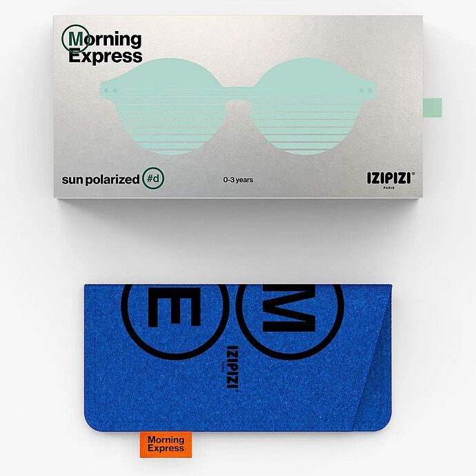 Lunettes de Soleil Baby #D 0/3 Ans - Station Seat (IZIPIZI) - Image 3