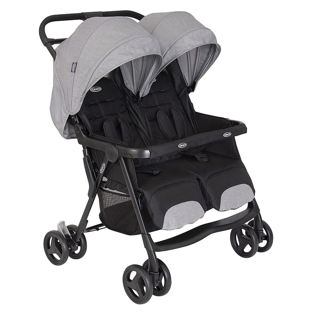 Poussette Double DuoRider - Steeple Gray (Graco) - Couverture