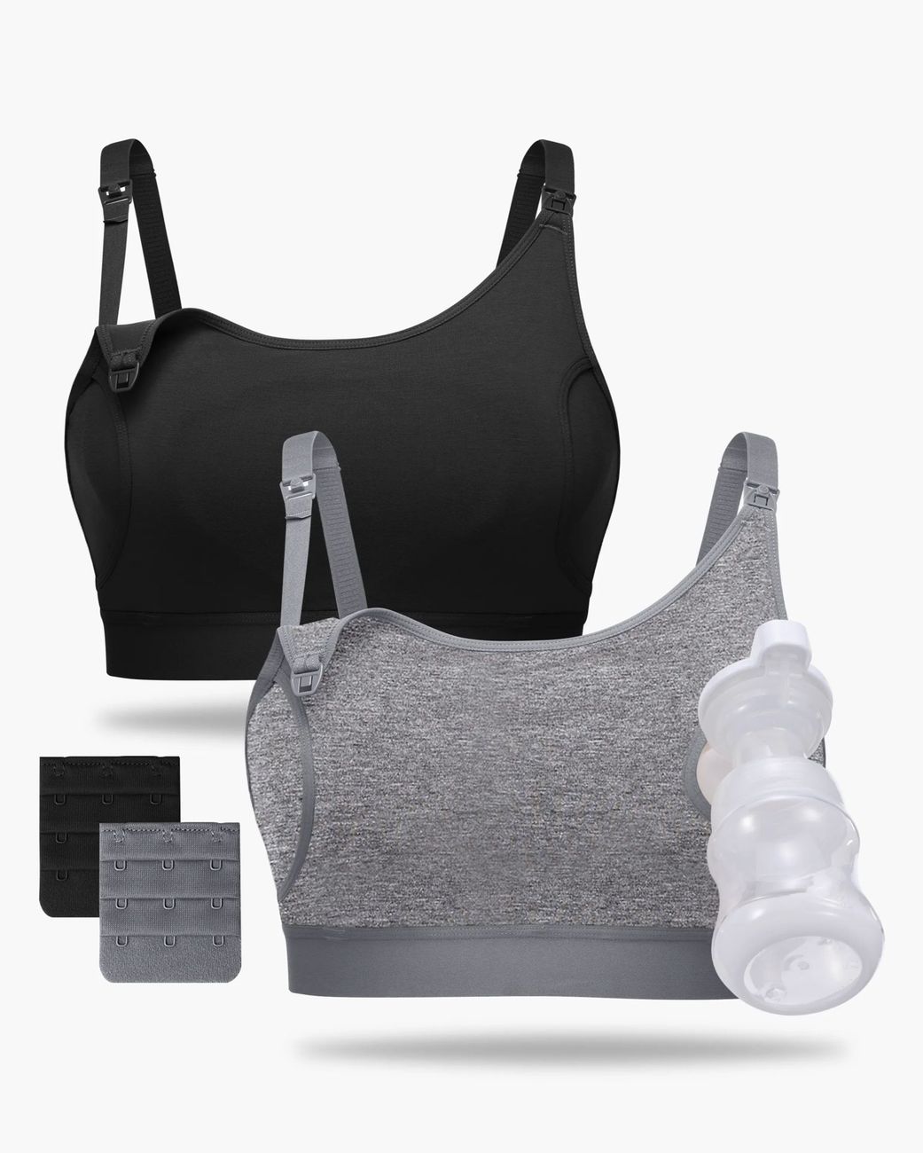 L'original : Notre soutien-gorge de base pour l'allaitement et le pompage (2 packs) (Momcozy) - Couverture