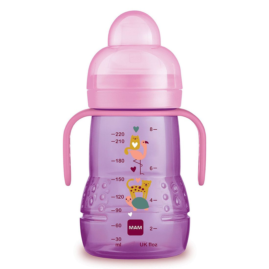 Biberon de Transition Mauve - 220 ml (Mam) - Couverture