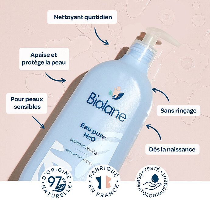 Eau Pure H2O - 350 ml (Biolane) - Image 3