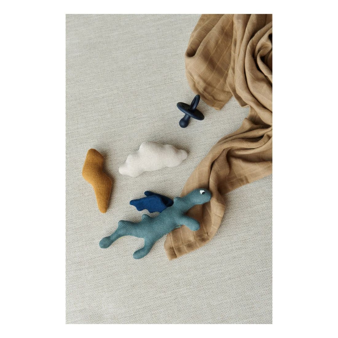 Liewood - Hochet Carson en coton bio -set de 3 (Liewood) - Image 2