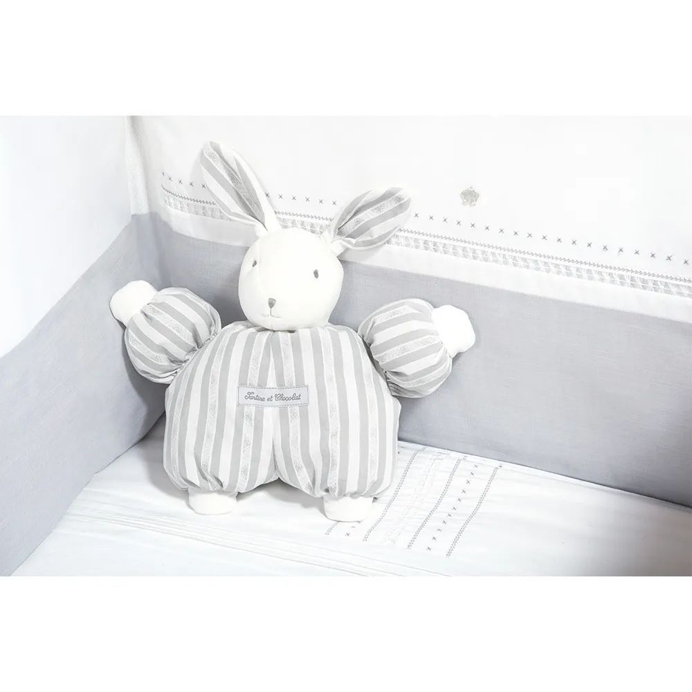 Tartine et Chocolat - Peluche Augustin le lapin 1977 - 25 cm (Tartine et Chocolat) - Image 1