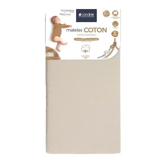 Matelas Coton déhoussable 360° (Candide) - Image 1
