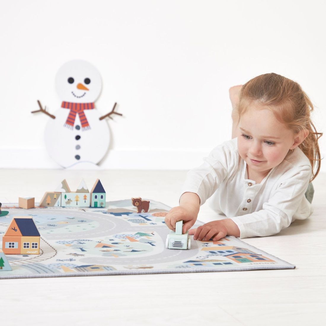 Tapis de jeu Cross Roads La Vallée Blanche (120 x 78 cm) (Janod) - Image 4